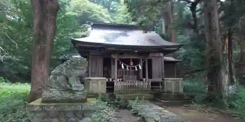 静神社の狛犬