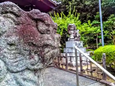 諏訪社（相原郷諏訪社）の狛犬