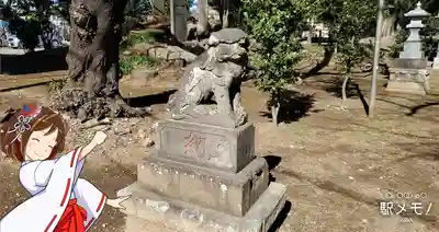 瀧蔵神社の狛犬