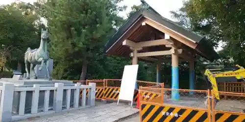 和泉國一之宮　大鳥大社の手水舎