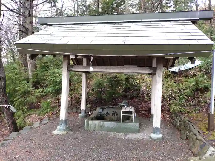 足寄神社の手水舎