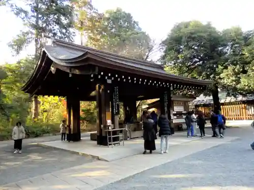 明治神宮の手水舎