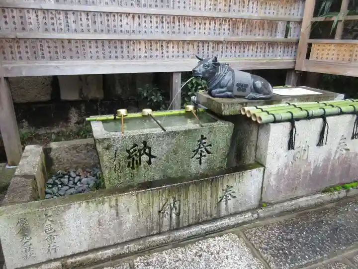 菅原院天満宮神社の手水舎