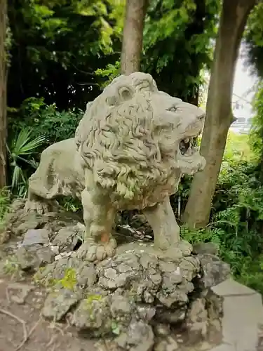 神峰神社の狛犬