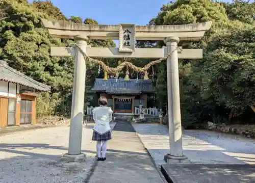 八幡社 (長沢町)の鳥居