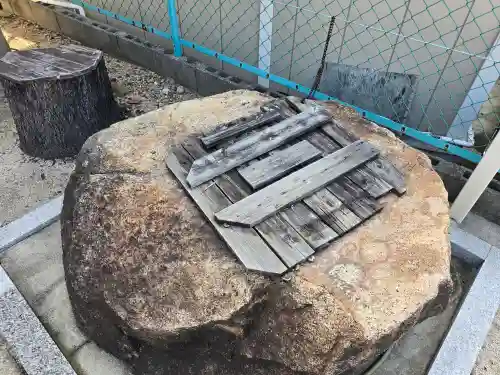 村上帝社の手水舎