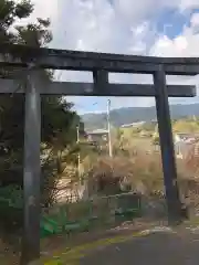 烏帽子嶽神社の鳥居