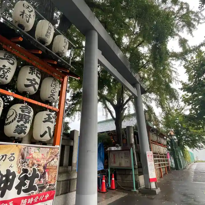 波除神社(波除稲荷神社)の鳥居