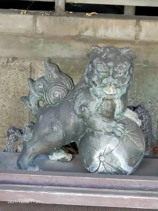 千住本氷川神社の狛犬