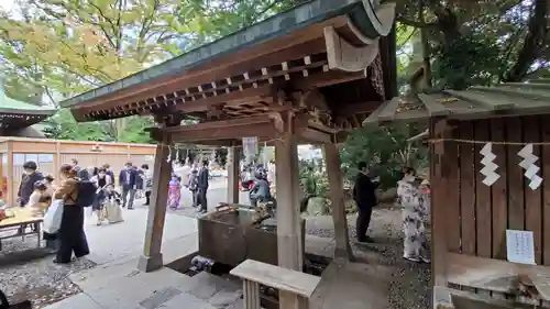 川越氷川神社の手水舎