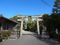 下新川神社の鳥居