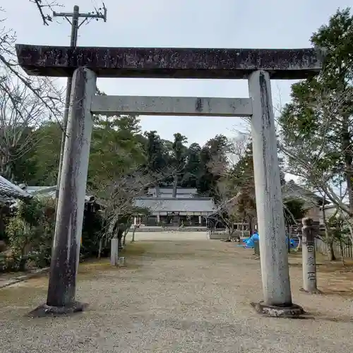 陽夫多神社の鳥居