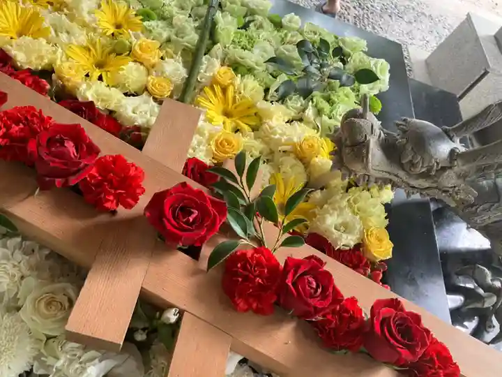 帯廣神社の手水舎