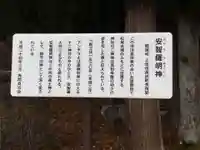 安智羅神社(松尾古城跡)の歴史