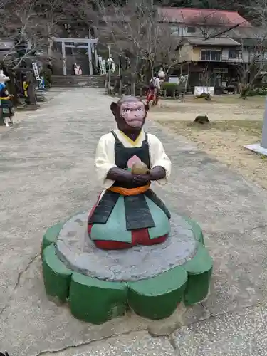 桃太郎神社の狛犬