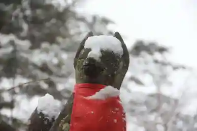 開成山大神宮の狛犬