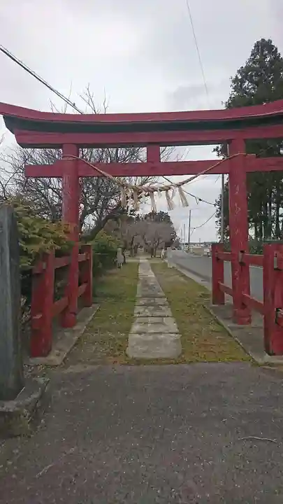 馬放天満宮の鳥居