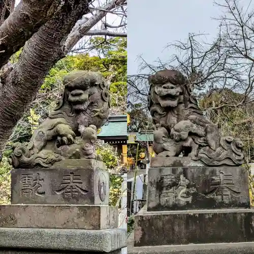 検見川神社の狛犬