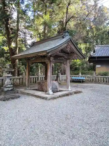 上一宮大粟神社の手水