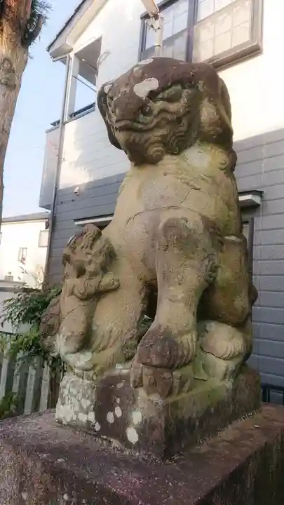 神明社(草部神明社)の狛犬