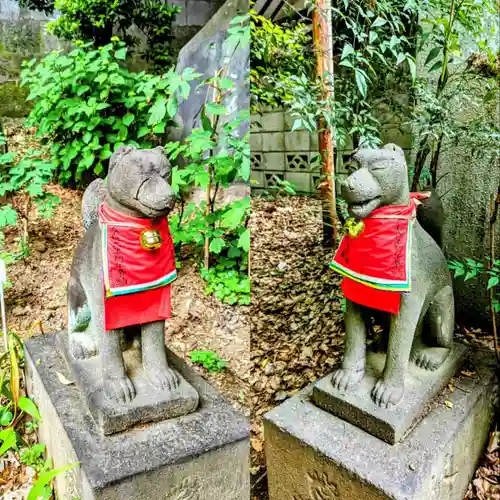 王子稲荷神社の狛犬