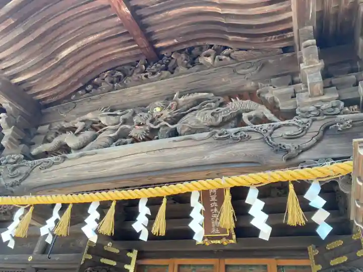 阿豆佐味天神社 立川水天宮の芸術