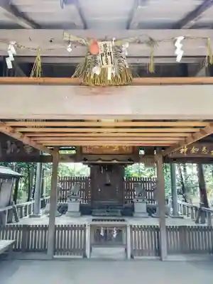 明星神社の本殿・本堂