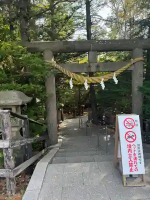 白石神社の鳥居