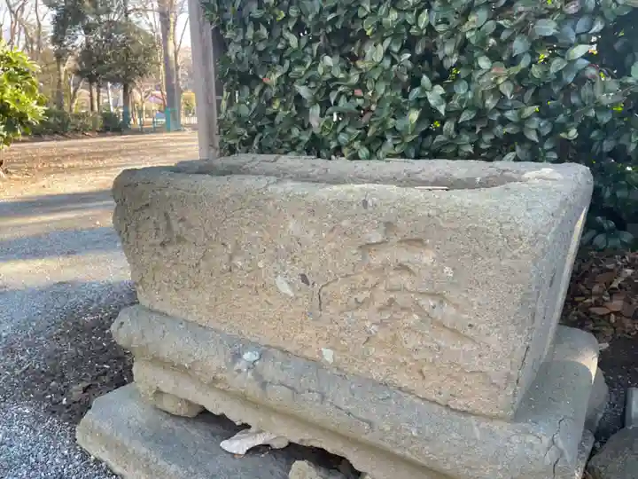 下溝八幡宮の手水舎