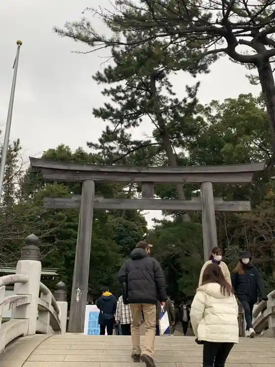 寒川神社の鳥居