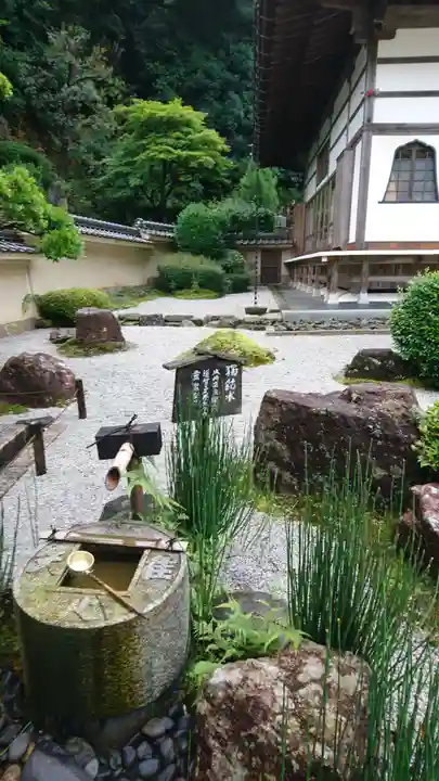 極楽寺の手水舎