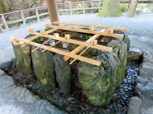 伊勢神宮内宮（皇大神宮）の手水舎