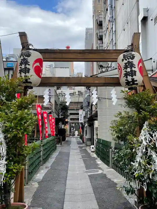 烏森神社の鳥居