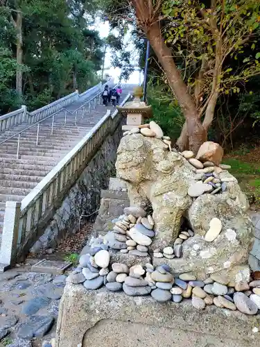 大洗磯前神社の狛犬