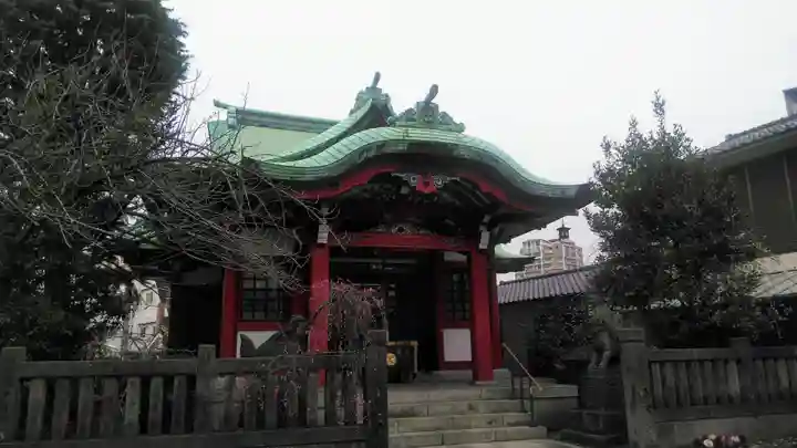 筑土八幡神社の本殿・本堂
