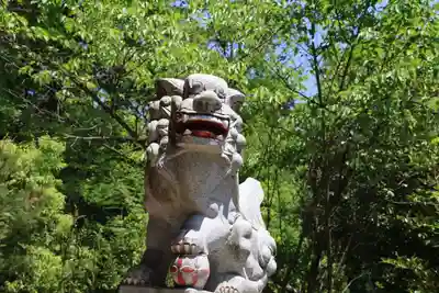 大六天麻王神社の狛犬