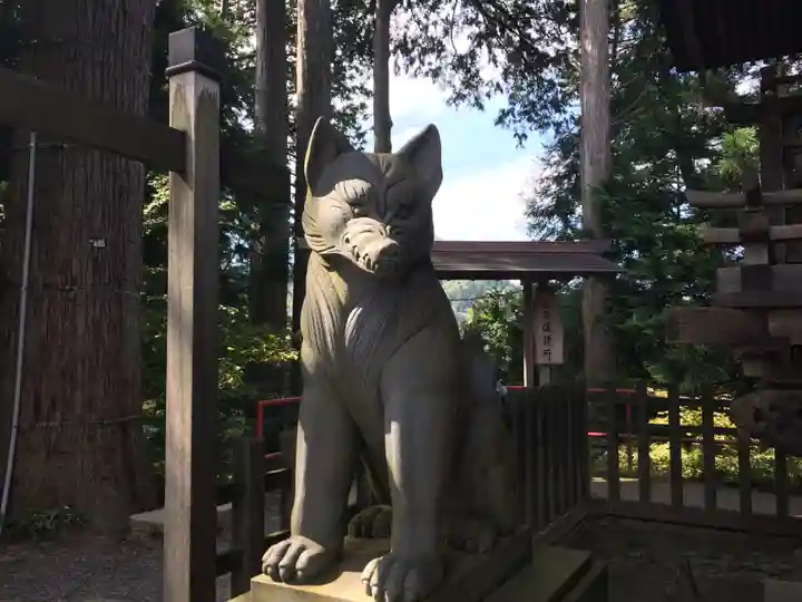 武蔵御嶽神社の狛犬