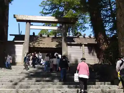 伊勢神宮内宮(皇大神宮)の鳥居