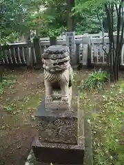 柳窪天神社（黒目川天神社）　の狛犬