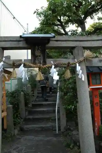 首途八幡宮の鳥居