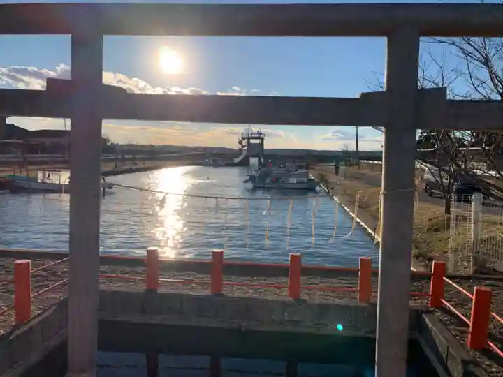 息栖神社の鳥居