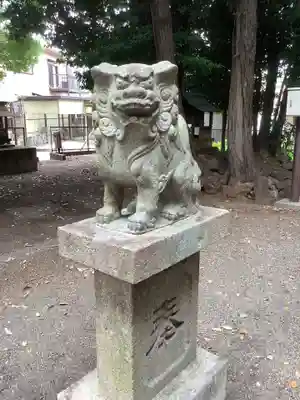 津島社（稲口町）の狛犬