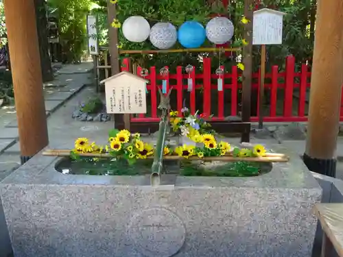 新田神社の手水舎