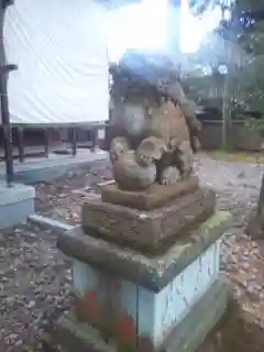 大虫神社の狛犬