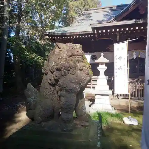 沓掛香取神社の狛犬