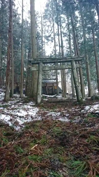 成澤不動尊神社の鳥居