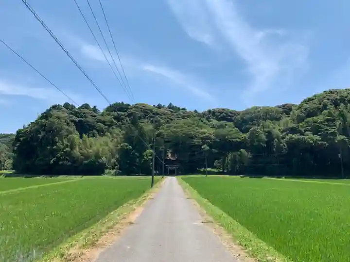 鵜羽神社の周辺