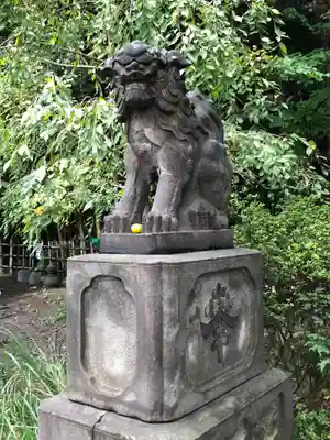 市谷亀岡八幡宮の狛犬