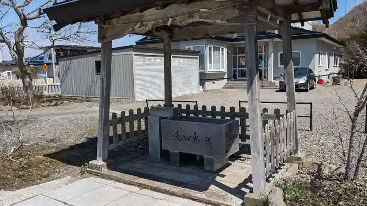 霧多布神社の手水舎
