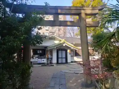 安居神社の鳥居